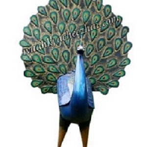 peacock statue