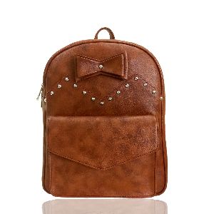 Caris Leatherette Backpack Bag