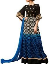 Western Suit with Chiffon Dupatta