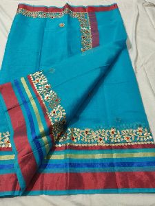 Kota Doria Gota Patti Sarees