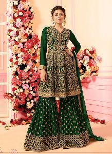 Women Salwar Kameez Designer Green color