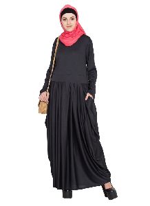 Womens Abaya Black Color Designer wear