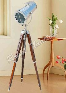 Chrome finish Hollywood Style Spot Search Light Floor Lamp