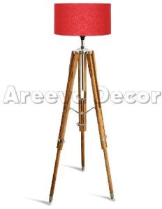 Wooden Tripod Lamp Stand