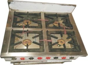 four burner gas range