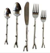 Stainless Steel Branch Flatware