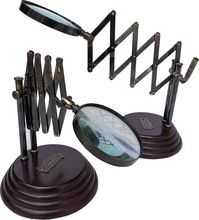 Desktop Vintage Style Desk Top Chainner Magnifier Nautical Brass Magnifying Glass