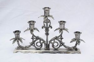 BRASS FIVE LIGHTS CANDELABRA