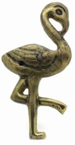 CAST IRON HANDCRAFTED BRONZE SANDHILL CRANE KNOB