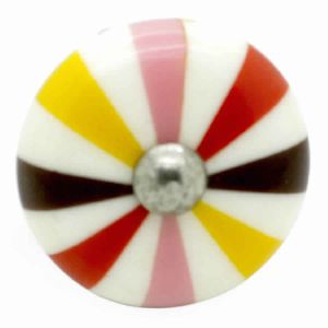 RESIN & WOOD MIX HANDCRAFTED MULTICOLOR KNOB DRAWER & CUPBOARD KNOBS