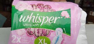 Whisper ultra sft extra large 50 napkin pack