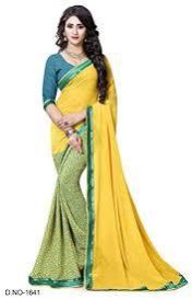 Wetless Padding Print Sarees