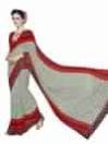 Indian Women Multi Colour Georgette Saree