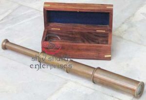 Telescope W/ Wooden Box