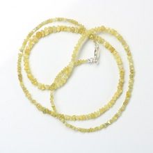 Uncut Diamond Beads Necklace