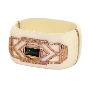 designer gold bangle