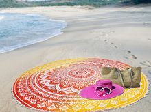 New Mandala Round Beach towel