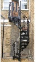 Cast Iron Spiral Staircase