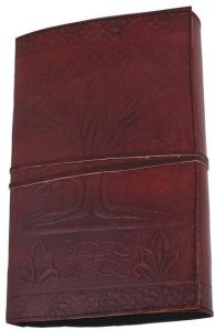 Ancient Tree of Life Embossed Leather Journal Leather Diary