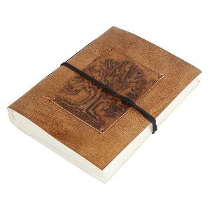 Embossed Leather Journal Leather Diary