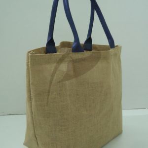 GENUINE LEATHER ROPE HANDLE BAG