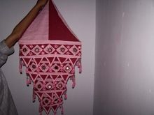 PATCHWORK CHRISTMASS COLORFUL DECORATIVE LAMPSHADES