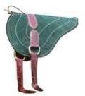 Leather Bareback Saddle Pad