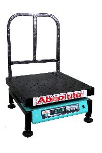 Black Mobile Weighing Scale