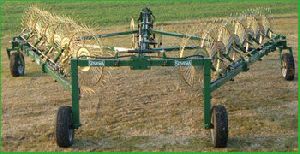 Rotary Rake Farming Tool