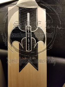 Cricket Bat Sticker with 3D Embossed Matt and Gloss finish