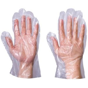 gloves disposable transparent