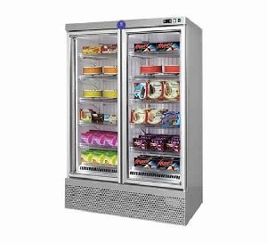 STAINLESS STEEL VERTICAL REFRIGERATOR AND FREEZER