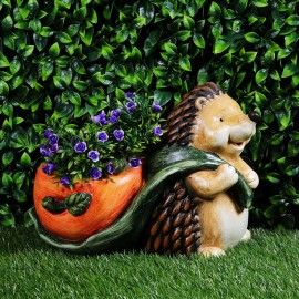 Wonderland Hedgehog push cart with pot