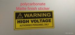 Polycarbonate Customized Labels