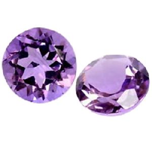 amethyst 4mm round cut loose gemstone