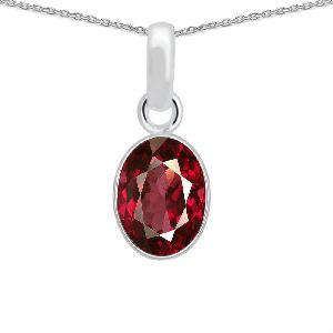 Orchid Jewelry 2.55 Carat Ruby 925 Sterling Silver Necklace