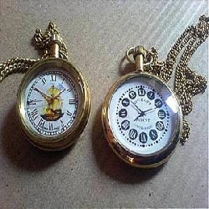 Nautical brass collectible pocket chain watch