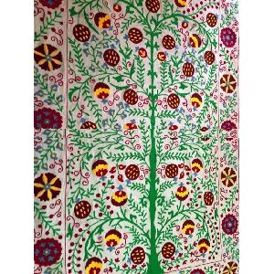 Embroidery bedcover tree of life tapestry Blanket Ethnic bed cover