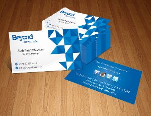 print visiting card