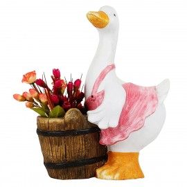 Pink Duck planter, planters, pot