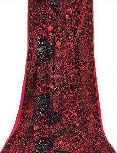 Indian Dupatta with Kashmiri Embroidery n Stone Work