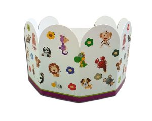 DECAGON CROWN HAT PAPER FUNNY PARTY CROWN