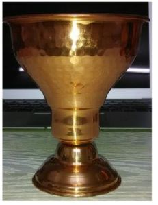 Hammered Copper Antique Goblet