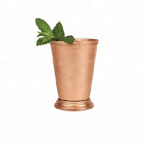 Lemon Water Tumbler with Copper Finish