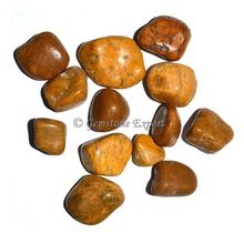 Yellow Jasper Pebble Stone