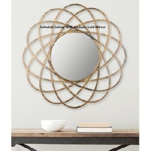 Safavieh Galaxy Wall Antique Gold Mirror Industrial style furniture