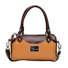 Leather Small Casual Brown Hand Bag
