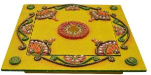 Dry fruit box with kundan work