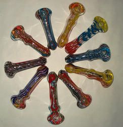 Multi-Color Glass Pipe