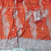 african raw silk george lace fabrics
